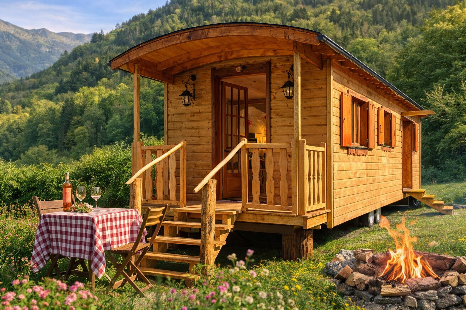 roulotte bois sur mesure roulotte bois sur mesure