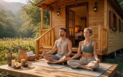 Créer un espace bien-être en roulotte : spa, massage, yoga au plus proche de la nature